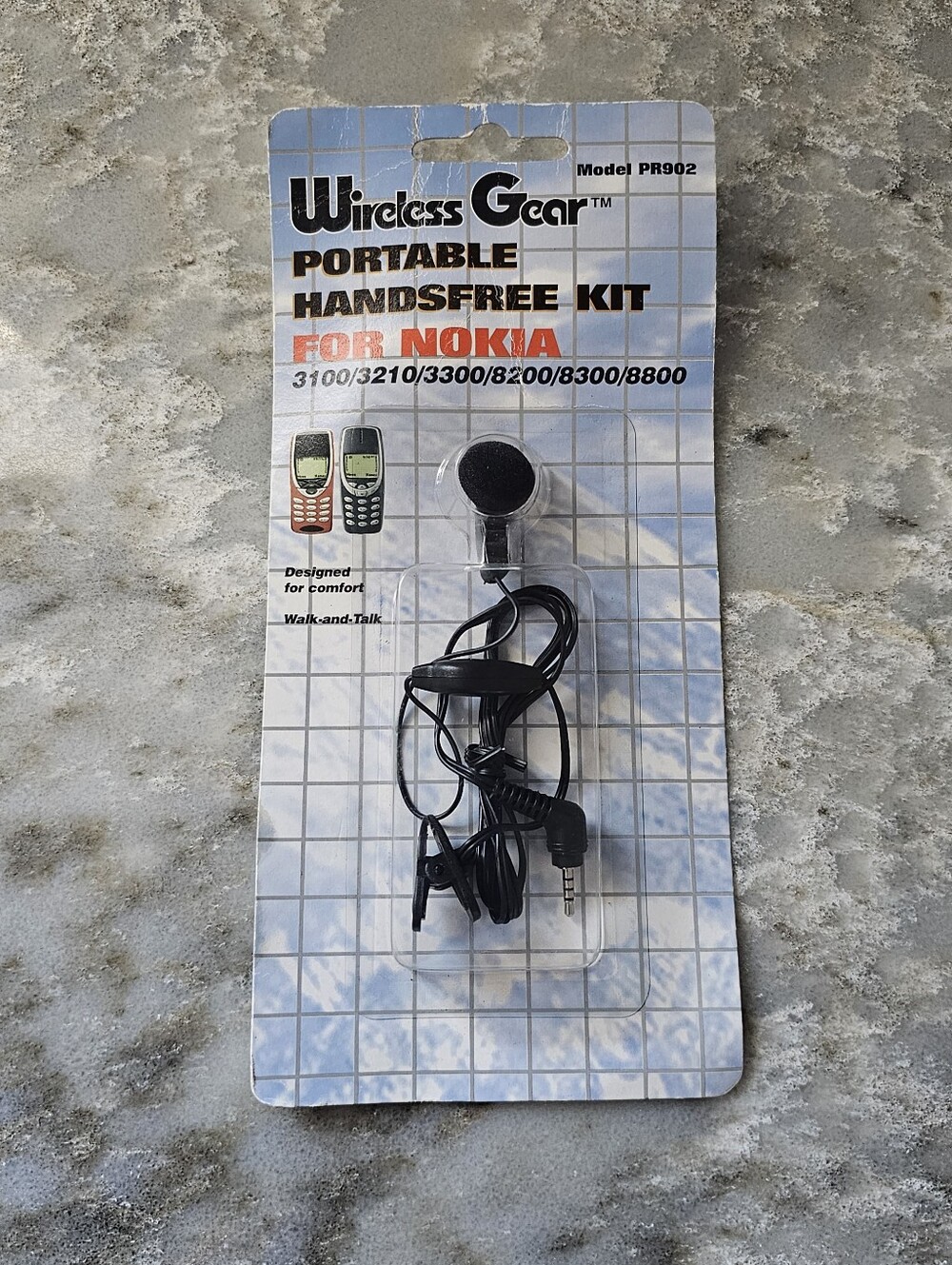 Vintage Wireless Gear Handsfree Headset For Nokia 3100 3210 3300 8200 8300 8800